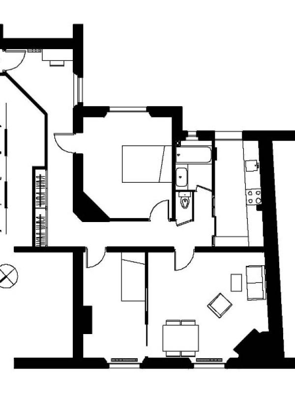 GAMBETTA - Restructuration complète d’un appartement de 70m2