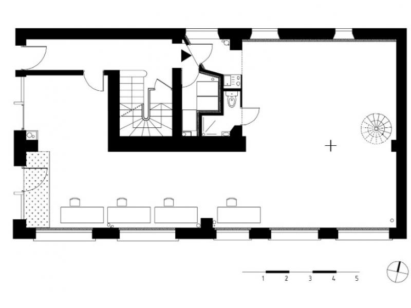 RECOLLETS - Restructuration complète d’anciens bureaux sur deux niveaux de 100m2